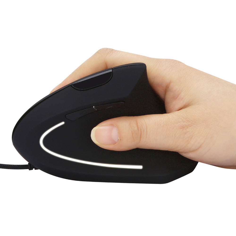 Мышь SANDBERG Wired Vertical Mouse Pro Black (630-14) Разрешение сенсора 2400