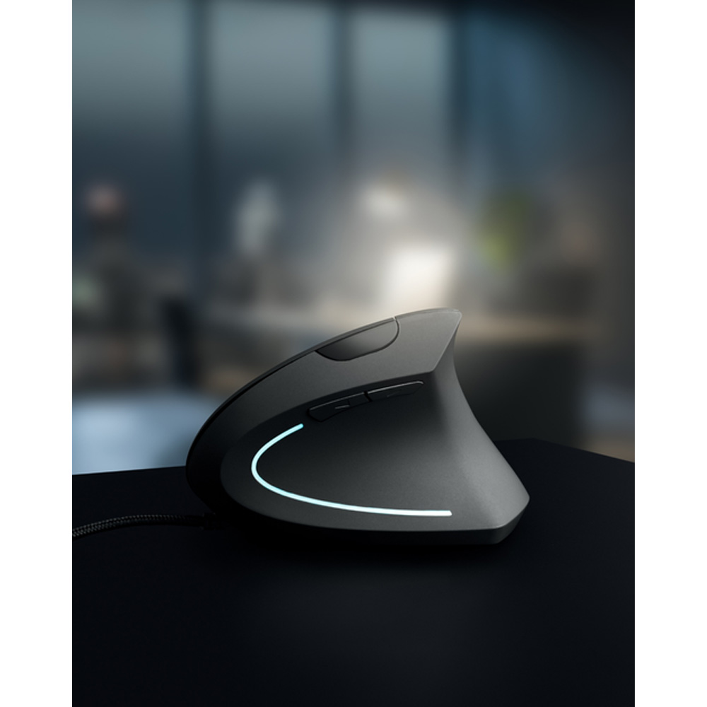 Замовити Миша SANDBERG Wired Vertical Mouse Pro Black (630-14)