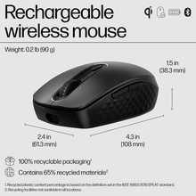 Миша HP 690 Rechargeable BT Black (7M1D4AA)