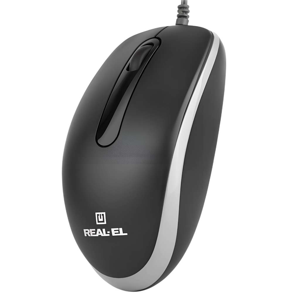 Зовнішній вигляд Миша REAL EL RM-215 Black (EL123200037)