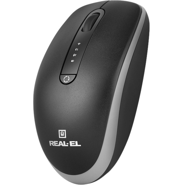 Замовити Миша REAL EL RM-455W Black Gray (EL123200047)