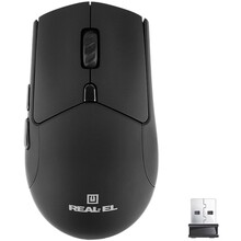 Мышь REAL EL RM-460W Black (EL123200048)