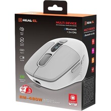 Мышь REAL EL RM-480W White (EL123200050)