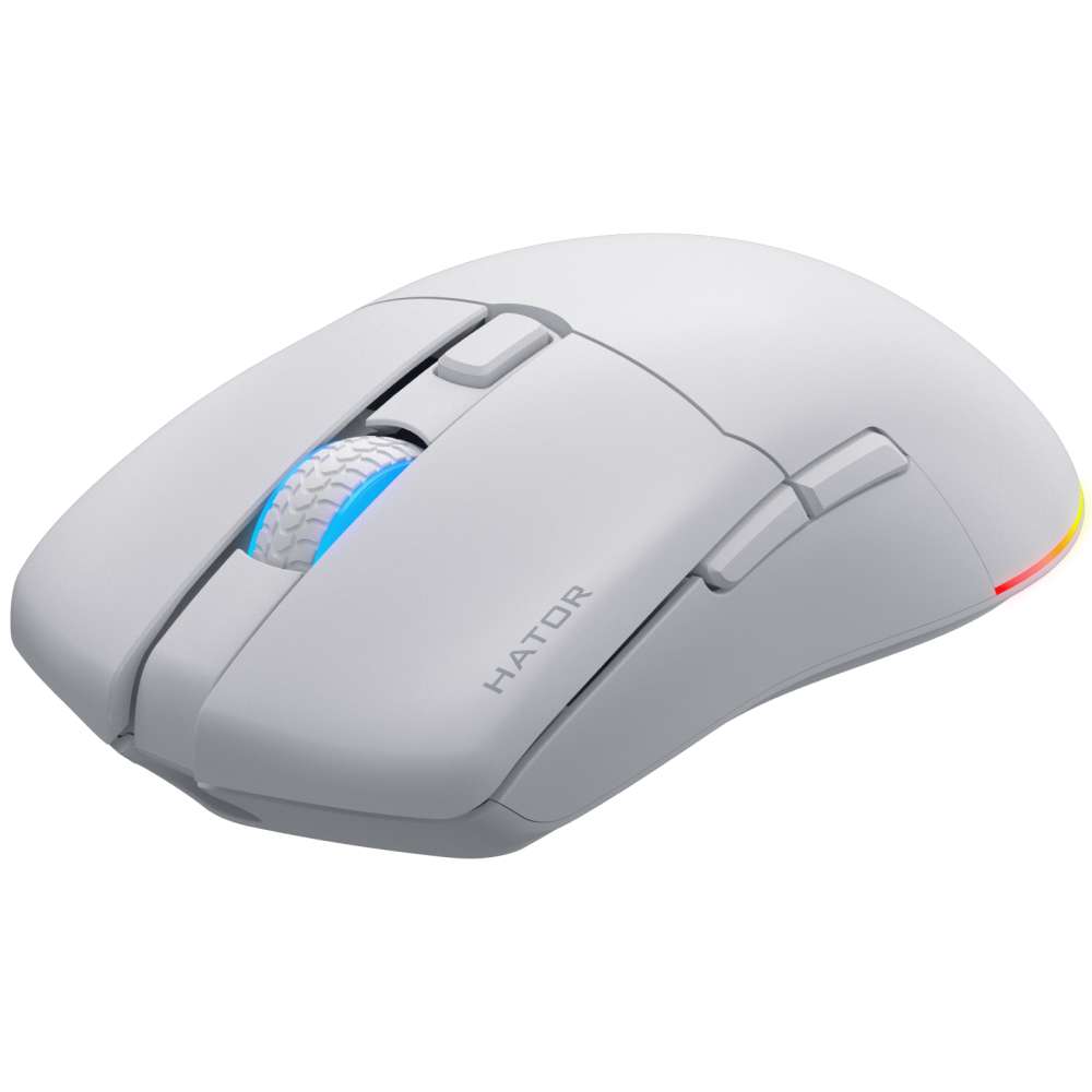 Миша HATOR Pulsar 3 Wireless White (HTM631) Бездротове підключення Bluetooth + RF