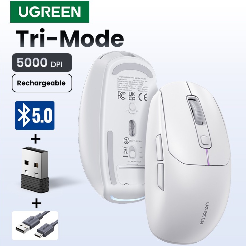 Фото Миша UGREEN MU103 White (15629)