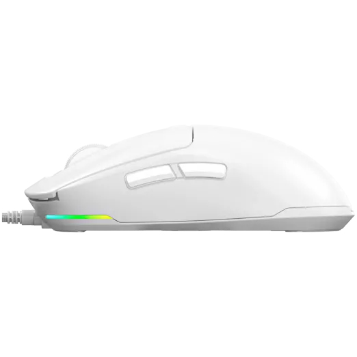 Миша LORGAR MSA10 Ultralight Wired Gaming White (LRG-MSA10-WH) Дротове підключення USB