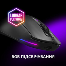 Мышь LORGAR MSA10W Wireless Gaming Black (LRG-MSA10W-BK) Мышь LORGAR MSA10W Wireless Gaming Black (LRG-MSA10W-BK)
