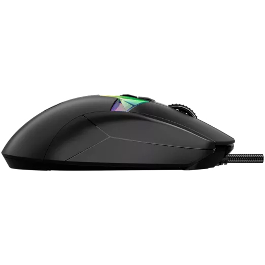 Зовнішній вигляд Миша LORGAR MSP80 Wired Gaming Mouse Pro Black (LRG-MSP80-BK)