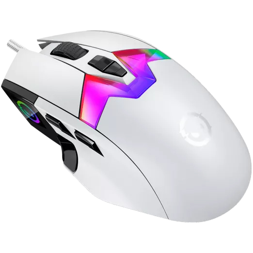 Миша LORGAR MSP80 Wired Gaming Mouse Pro White (LRG-MSP80-WH) Комплектація Миша, Сумка для перенесення, Запасні ніжки для миші, Брелок, Короткий посібник, Підставка під чашку, Дві грілки для рук