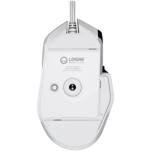 Фото Миша LORGAR MSP80 Wired Gaming Mouse Pro White (LRG-MSP80-WH)