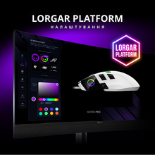 Миша LORGAR MSP80 Wired Gaming Mouse Pro White (LRG-MSP80-WH)