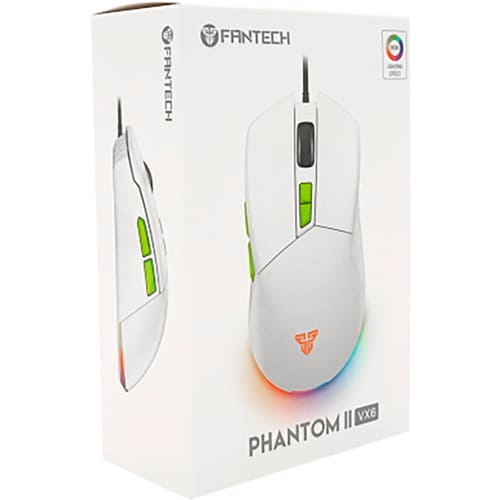 Фото Мышь FANTECH PHANTOM II VX6 White (PHANTOM-II-VX6Wh)