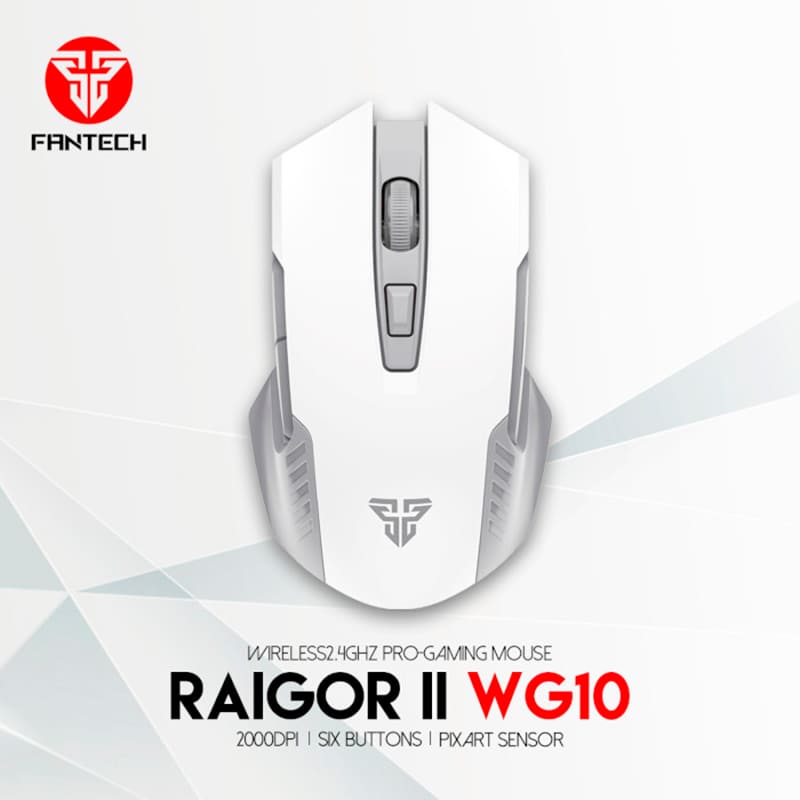 Изображение Мышь FANTECH WG10 RAIGOR II White (WG10RAIGORII-Wh)