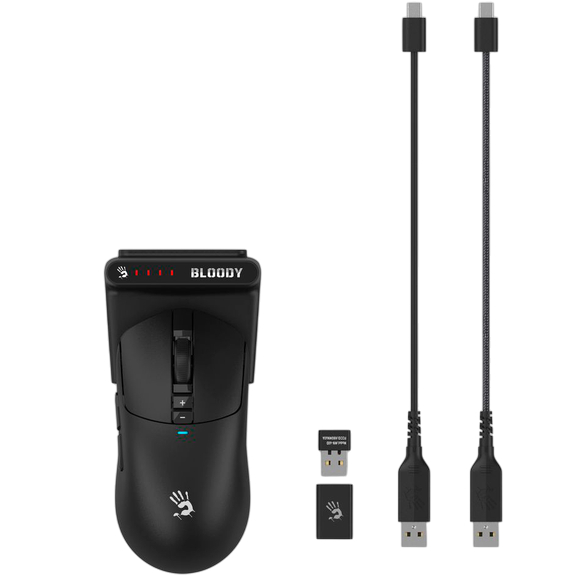 В Фокстрот Мышь BLOODY R72 Pro Duo Black