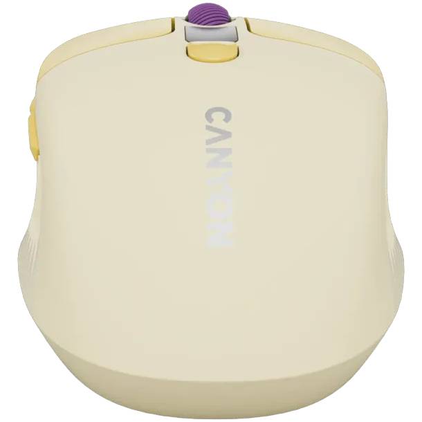 Покупка Мышь CANYON MW-26 LCD Silent Dual mode Yellow (CNS-CMSW26Y)