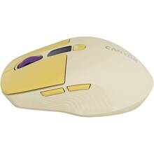 Мышь CANYON MW-26 LCD Silent Dual mode Yellow (CNS-CMSW26Y)