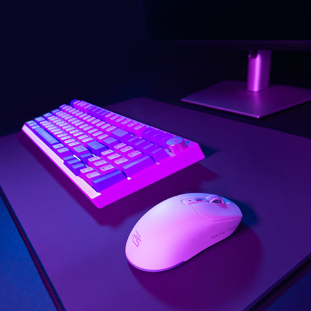 Зовнішній вигляд Миша PROOVE Gaming Rate Pro White (WMRP00022002)