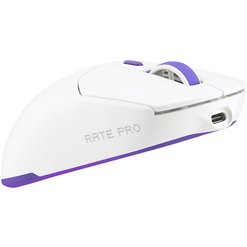 Миша PROOVE Gaming Rate Pro with Charging Dock White (WMRPCD022002) Дротове підключення USB