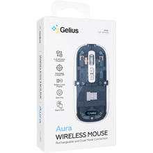 Миша Gelius Aura GP-WM001 Transparent/Grey (00000099746)