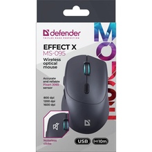 Мышь DEFENDER Effect X MS-095 Black (52095)