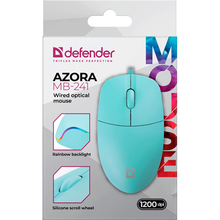 Миша DEFENDER Azora MB-241 Blue (52243)