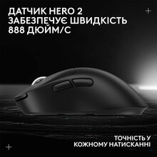 Мышь LOGITECH G Pro X Superlight 2 Dex Black (910-007357)