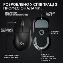 Мышь LOGITECH G Pro X Superlight 2 Dex Black (910-007357)