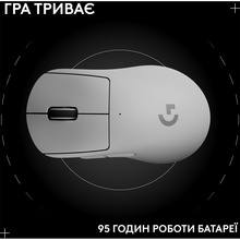 Миша LOGITECH G Pro X Superlight 2 Dex White (910-007365)