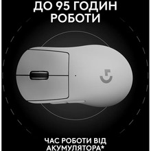 Мышь LOGITECH G Pro X Superlight 2 Dex White (910-007365)