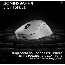 Миша LOGITECH G Pro X Superlight 2 Dex White (910-007365)