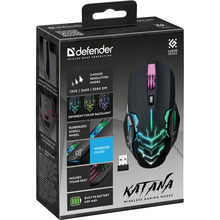 Мышь DEFENDER Katana GM-511 Wireless Black (52511)