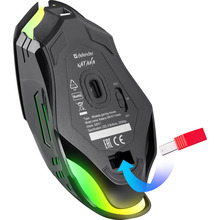 Мышь DEFENDER Katana GM-511 Wireless Black (52511)