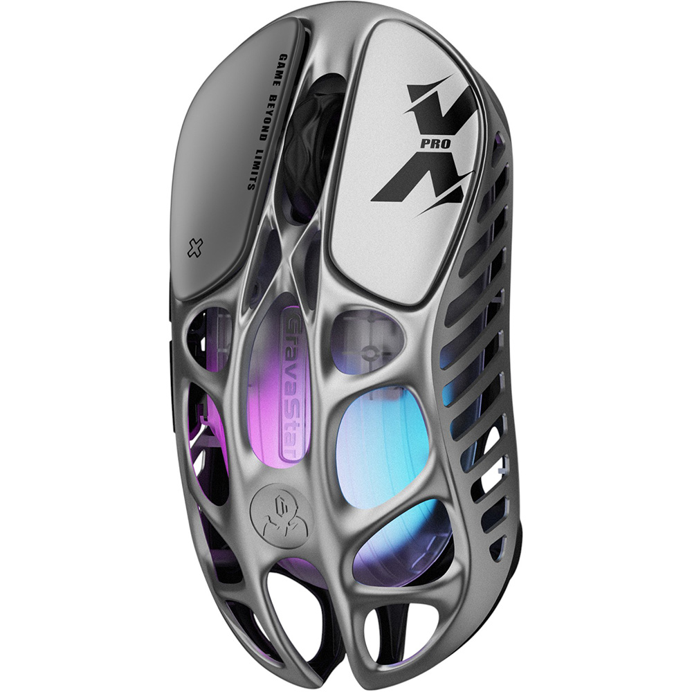 Миша GRAVASTAR Mercury X Pro Interstellar Silver (GSXPRO_GRY) Дротове підключення USB