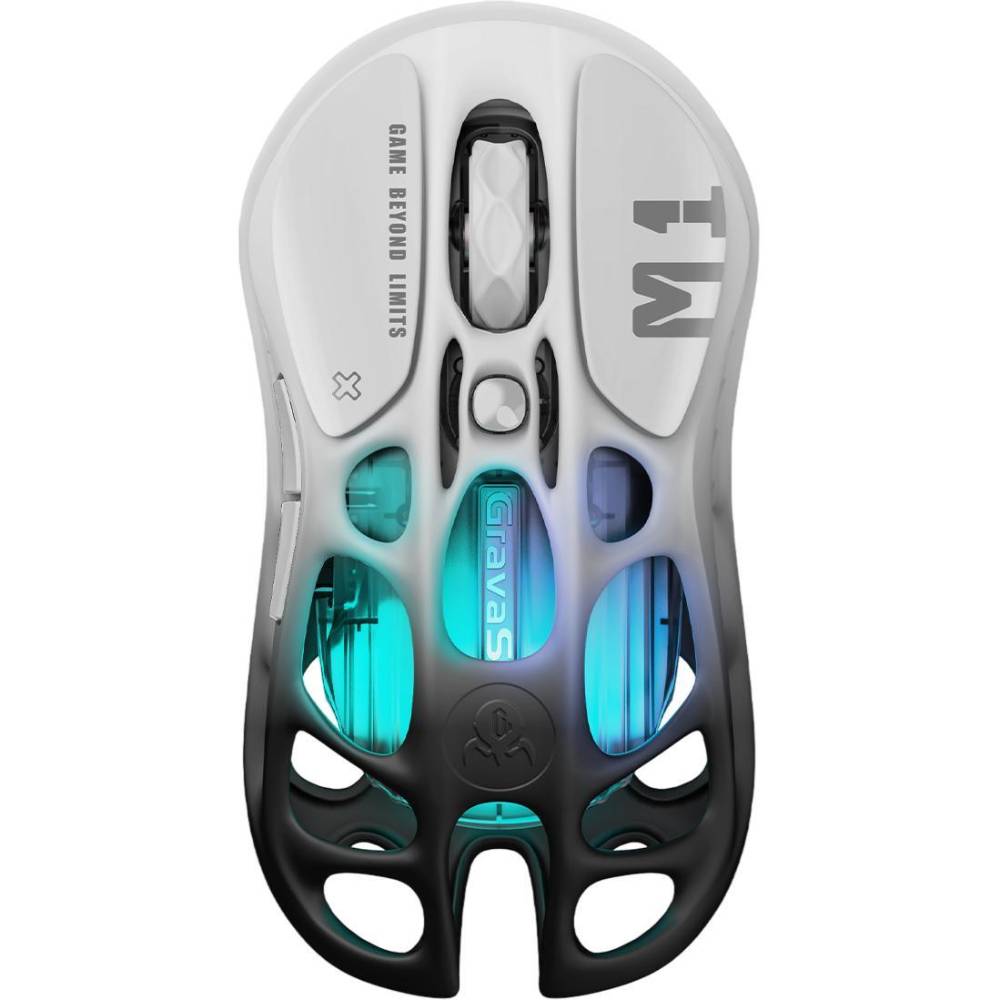 Мышь GRAVASTAR Mercury M1 Pro BT/WL/USB-A Black/White (GRAVASTARM1PRO_GBLK) Мышь GRAVASTAR Mercury M1 Pro BT/WL/USB-A Black/White (GRAVASTARM1PRO_GBLK)