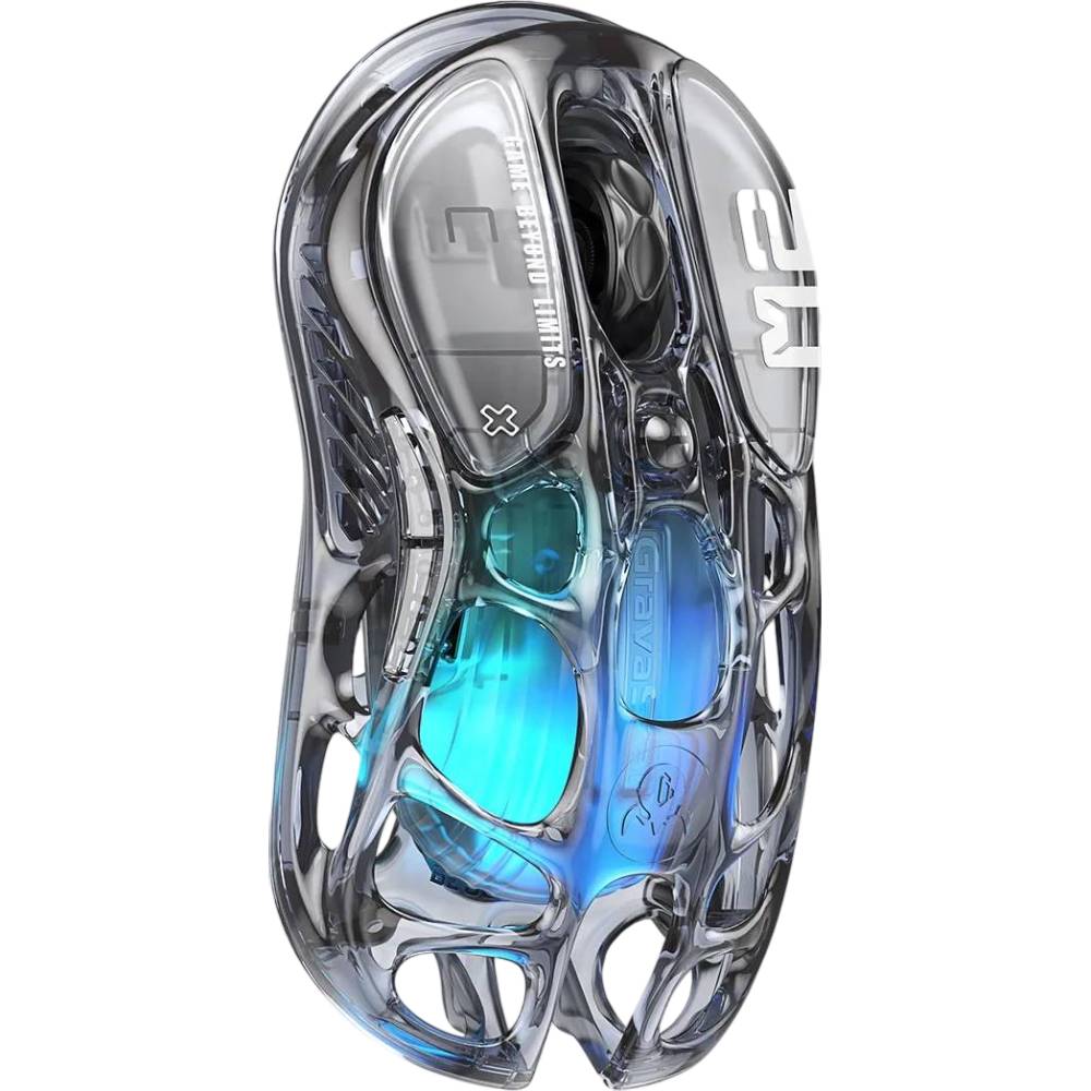 Миша GRAVASTAR Mercury M2 BT/WL/USB-A Black/Transparent (GRAVASTARM2_XTAL_BLK) Комплектація Миша, USB приймач, USB подовжувач, адаптер USB Type-C-USB-A, документація, кабель USB-C-USB-A, набір запасних ніжок, серветка, змінні накладки