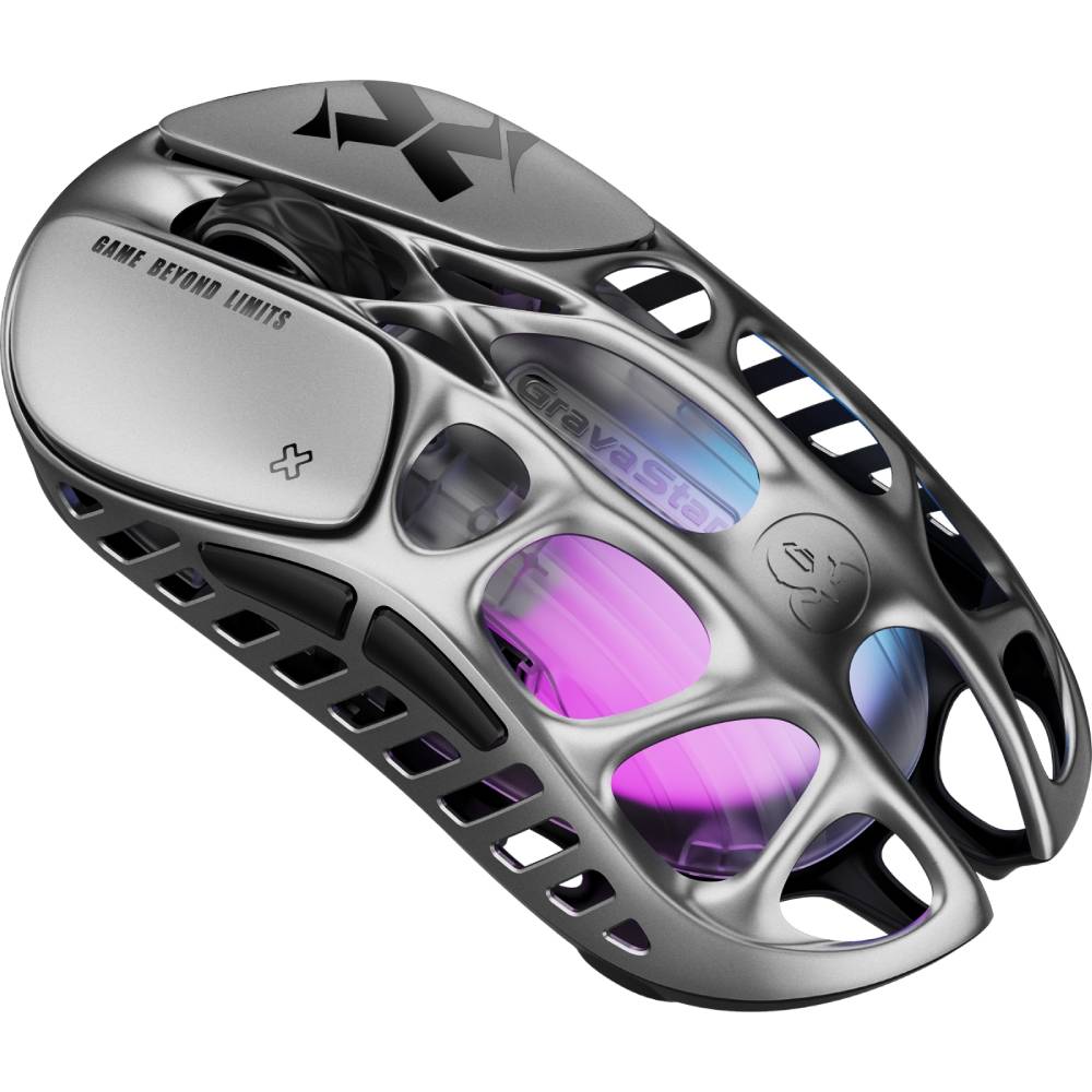 Миша GRAVASTAR Mercury X BT/WL/USB-A Grey (GSX_GRY) Додатково Вбудована пам'ять