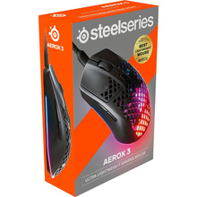 Мыша STEELSERIES Aerox 3 2022 Onyx Black (62611 SS)