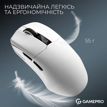 Миша GAMEPRO Asgard Thor PAW3395 Wireless White (GM023W)