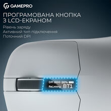 Миша GAMEPRO Asgard Thor PAW3395 Wireless White (GM023W)