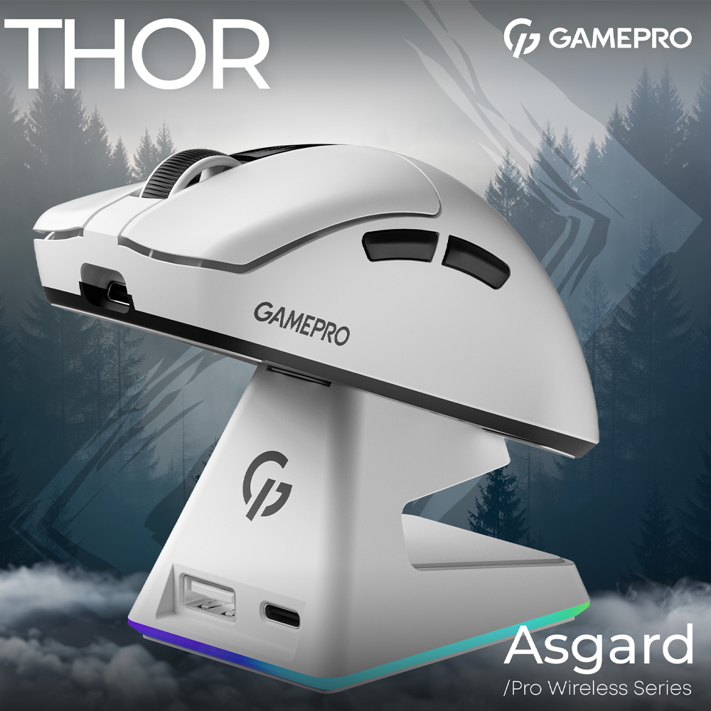 Заказать Мышь GAMEPRO Asgard Thor 1К White (GM023W)