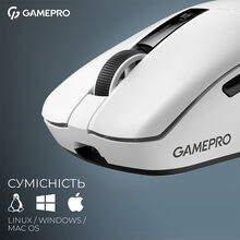 Миша GAMEPRO Asgard Thor PAW3395 Wireless White (GM023W)
