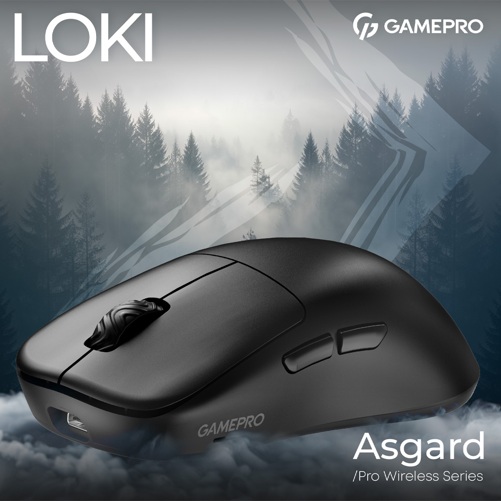 Зовнішній вигляд Миша GAMEPRO Asgard Loki Вlack (GM022B)