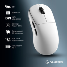 Миша GAMEPRO Asgard Loki White (GM022W)