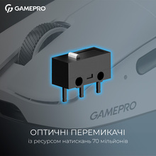 Миша GAMEPRO Asgard Odin 8K PAW3950 White (GM035W)