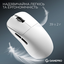 Миша GAMEPRO Asgard Odin 8K PAW3950 White (GM035W)
