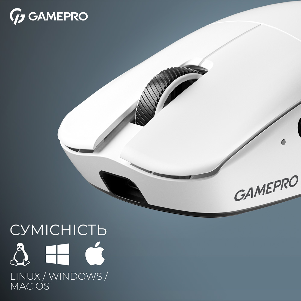 У Фокстрот Миша GAMEPRO Asgard Odin 8K PAW3950 White (GM035W)