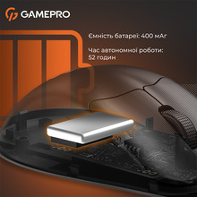 Миша GAMEPRO Genesis Avenger Black (GM096B)