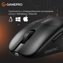 Миша GAMEPRO Genesis Avenger Black (GM096B)