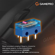 Миша GAMEPRO Genesis Avenger Black (GM096B)