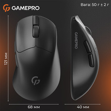 Миша GAMEPRO Genesis Avenger Black (GM096B)